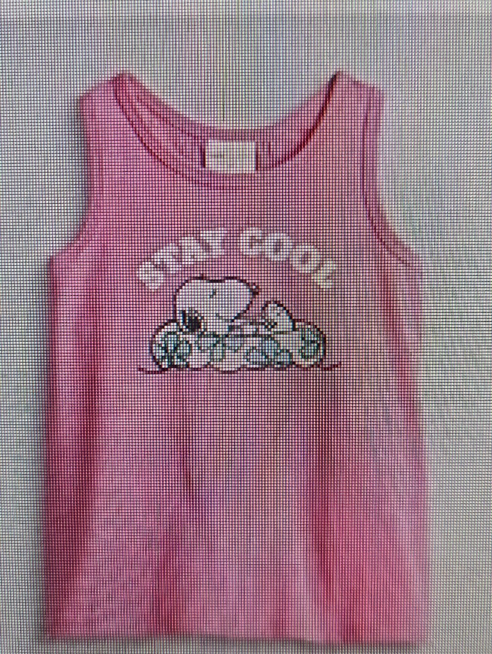 Jumping Beans Peanuts Stay Cool Snoopy Racer Back Tank Top - Picture 7 of 9